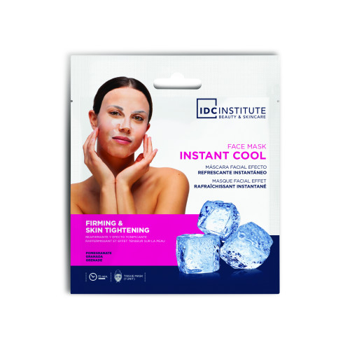 IDC INSTITUTE Тканинна маска для обличчя Instant Cool з екстрактом граната