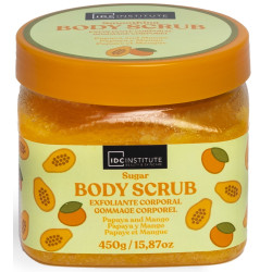 IDC INSTITUTE Цукровий скраб для тіла Papaya & Mango 470g