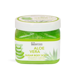 IDC INSTITUTE Цукровий скраб для тіла Aloe Vera 470ml