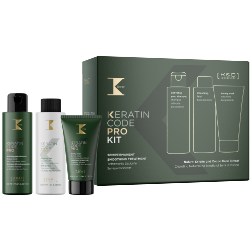 K-timeKERATIN CODE INTRO KIT Набір для випрямлення (100+50+100ml)