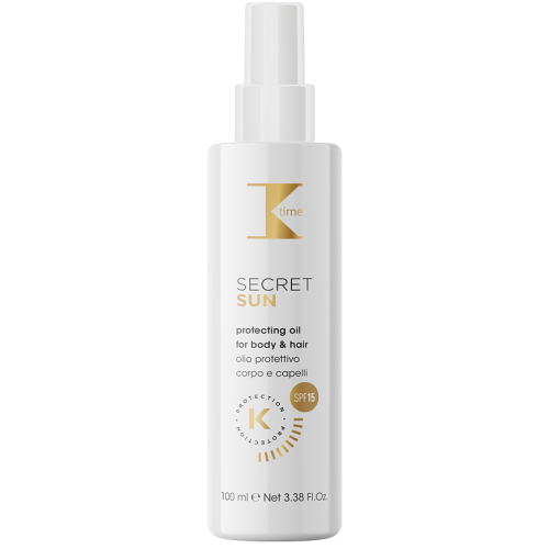K-timeSECRET SUN Сонцезахисна олія SPF 15 для волосся і тіла,100 ml