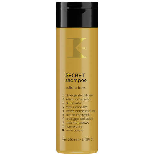 K-timeSECRET Багатофункціональний,безсульфатний шампунь 10 в 1,250 ml