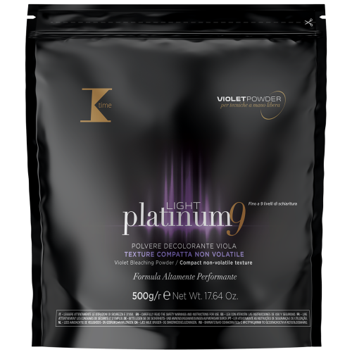 K-timeLIGHT PLATINUM Фіолетовий відбілюючий порошок до 9 тонів.,500 gr