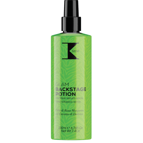 K-timeGLAM BACKSTAGE POTION Двофазна сироватка-спрей зволоження+дисципліна 200ml