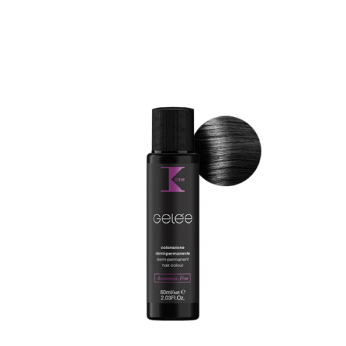 K-time GELÉE DEMI-PERMANENT HAIR COLOUR 1 чорний