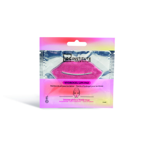 IDC INSTITUTE Гідрогелева маска-патч для губ з блискітками Glitter Hydrogel Pink