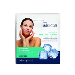 IDC INSTITUTE Тканинна маска для обличчя Instant Cool з гіалуроновою кислотою
