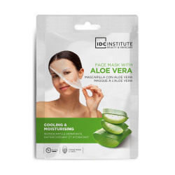 IDC INSTITUTE Тканинна маска для обличчя з алое вера Aloe Vera