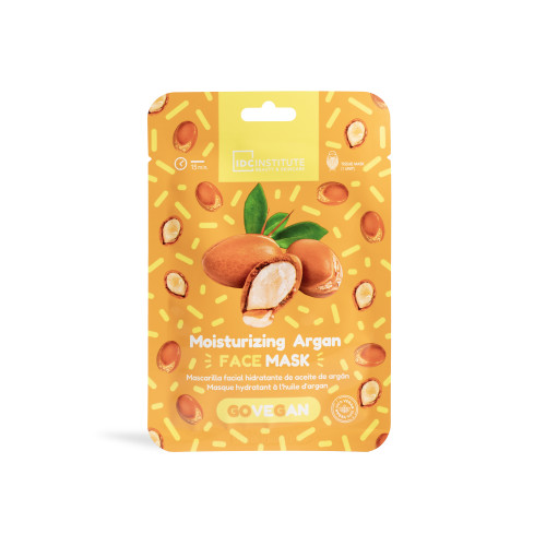 IDC INSTITUTE Тканинна маска для обличчя Skincare Essentials з аргановою олією