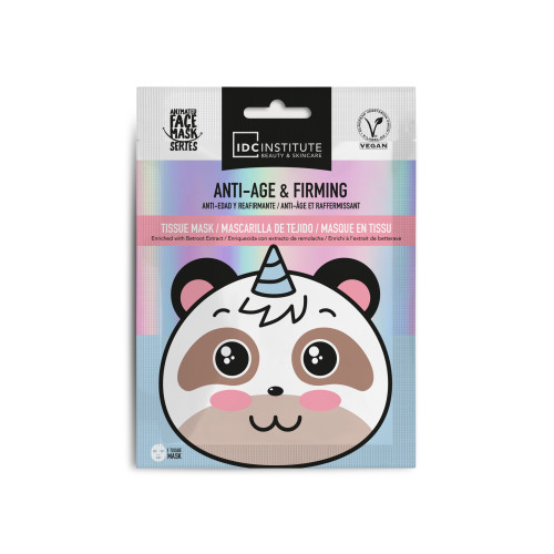 IDC INSTITUTE Тканинна маска для обличчя Anti-Age & Firming Panda