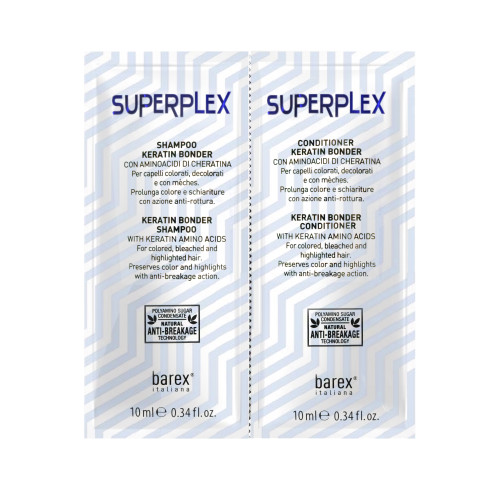 SUPERPLEX Кондиціонер + шампунь для фарбованого волосся 10 + 10мл