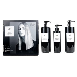 pH PURE STRAIGHT НАБІР Підготовчий шампунь + Крем-актив +Закріплювальна маска