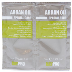 KayPro Argan Oil Шампунь+Маска з олією Аргана 15+15мл