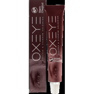 OXEYE  Фарба для брів та вій 20мл   4,56 теплий каштан