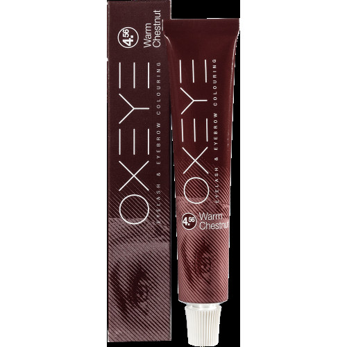 OXEYE  Фарба для брів та вій 20мл   4,56 теплий каштан