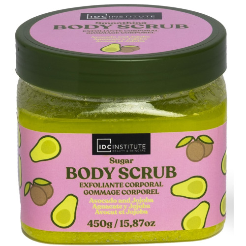 IDC INSTITUTE Цукровий скраб для тіла Avocado & Jojoba Oil 470g