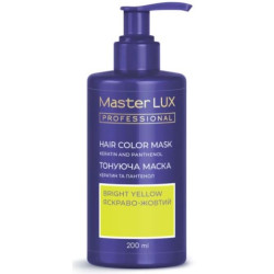Маска тонуюча для волосся Master LUX professional Яскраво-жовтий 200 мл