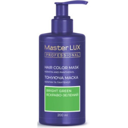 Маска тонуюча для волосся Master LUX professional Яскраво-зелений 200 мл