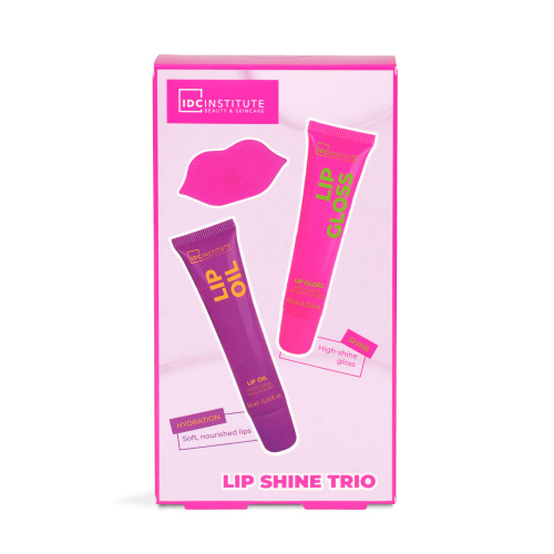 IDC INSTITUTE Набір Блискучий для губ Glissy Lip Shine Trio