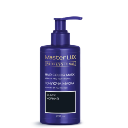 Маска тонуюча для волосся Master LUX professional Чорний 200 мл