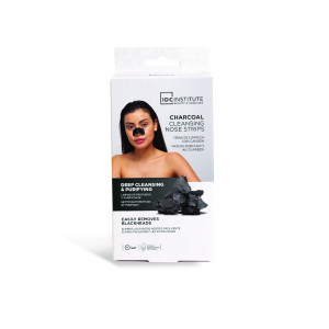 IDC INSTITUTE Вугільні очищувальні смужки для носа Charcoal Pore Strips 5шт