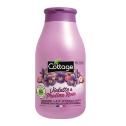 Cottage Фіалкове праліне молочко для душу зволожуюче