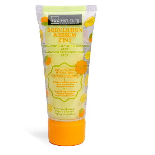 IDC INSTITUTE Лосьйон для тіла та сироватка 2 в 1 Papaya & Mango 150ml