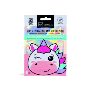 IDC INSTITUTE Тканинна маска для обличчя Unicorn Super Hydrating and Revitalising