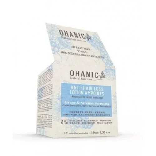 OHANIK АМПУЛИ-ЛОСЬЙОН ПРОТИ ВИПАДІННЯ ВОЛОССЯ 10ml x 12