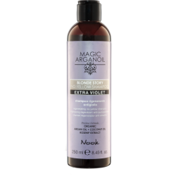 MAGIC ARGANOIL Blonde Story Регенерувальний шампунь для нейтралізації жовтизни 250мл