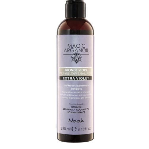 MAGIC ARGANOIL Blonde Story Регенерувальний шампунь для нейтралізації жовтизни 250мл