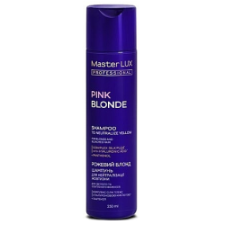 Шампунь Master LUX professional для нейтралізації жовтизни волосся РОЖЕВИЙ БЛОНД(PINK BLONDE) 250 ml