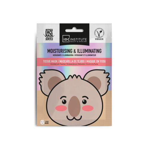 IDC INSTITUTE Тканинна маска для обличчя Moisturizing & Illuminating Koala