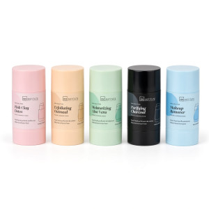 IDC INSTITUTE Очищувальний стік для обличчя Face Cleansing Stick Pink Clay Detox 25g