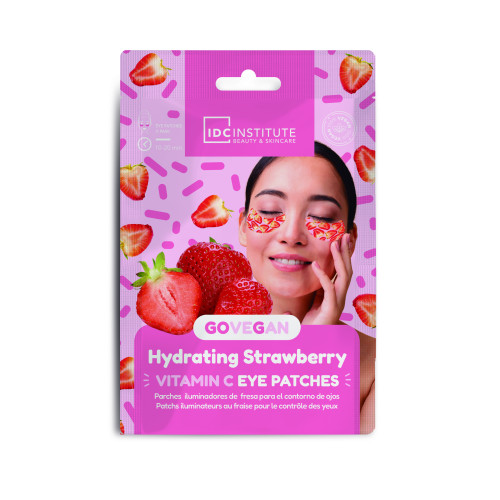 IDC INSTITUTE Гідрогелеві патчі під очі Hydrating Strawberry