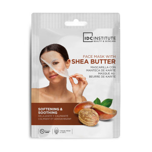 IDC INSTITUTE Тканинна маска для обличчя з маслом ши Shea Butter