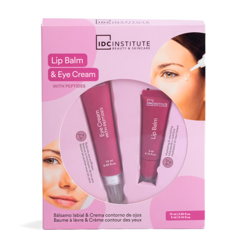 IDC INSTITUTE Набір для догляду Peptide Eye Cream & Lip Balm