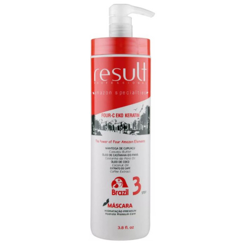 FOUR-C EKO KERATIN MASK. Кератинова маска-блиск (крок 3) 1000 мл