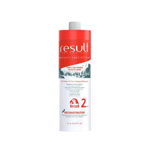 FOUR-C EKO KERATIN NUTRITIVE REPAIR. Максимальне випрямлення і відновлення (крок 2) 1000 мл