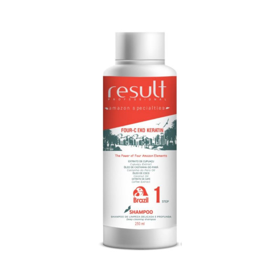 FOUR-C EKO KERATIN SHAMPOO. Підготовлюючий шампунь (крок 1) 250 мл