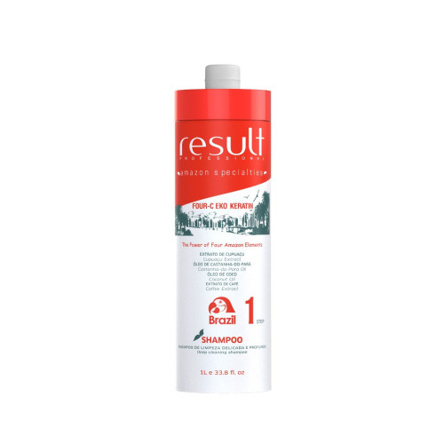 FOUR-C EKO KERATIN SHAMPOO. Підготовлюючий шампунь (крок 1)1000 мл