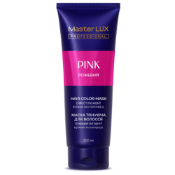 Маска тонуюча для волосся Master LUX professional  Рожевий 200 мл