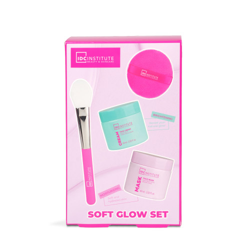 IDC INSTITUTE Набір блискучих масок для обличчя Glissy Soft Glow